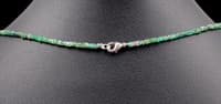 18" Inches Emerald Faceted Beads Necklace NP1424 photo 4