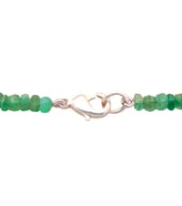 19" Inches Emerald Faceted Beads Necklace NP1426 photo 5