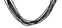 a lot of 15 rows of natural black diamond faceted bead NP1438 photo 4