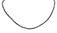 Natural Black diamond Beads Necklace NP1440 photo 1