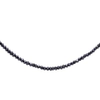 Natural Black diamond Beads Necklace NP1440 photo 2