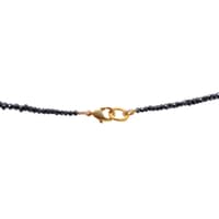 Natural Black diamond Beads Necklace NP1440 photo 4