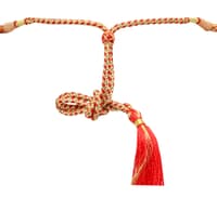 2 Layers of ruby gemstone cushion shape beaded necklace NP1457 photo 4