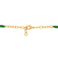 2 Layers of Emerald gemstone faceted bead necklace NP1473 photo 6